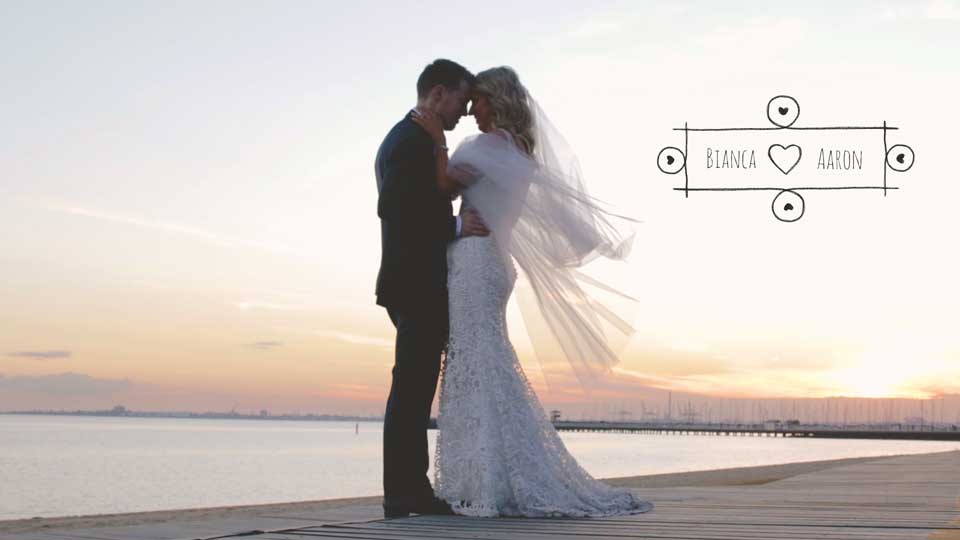 Bianca and Aaron Melbourne wedding video