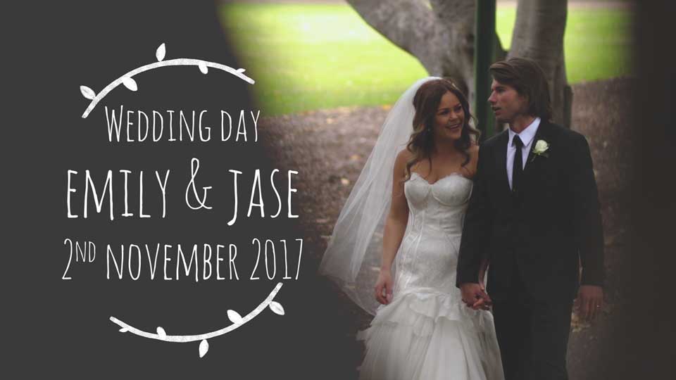 Emily and Jase Wedding Video in Melbourne Thumbnail